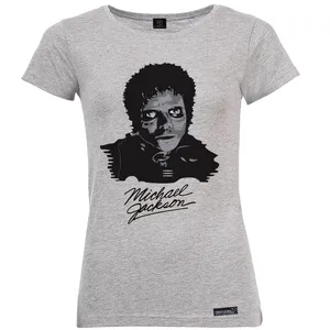 تی شرت آستین کوتاه زنانه 27 مدل Thriller Michael Jackson کد MH929