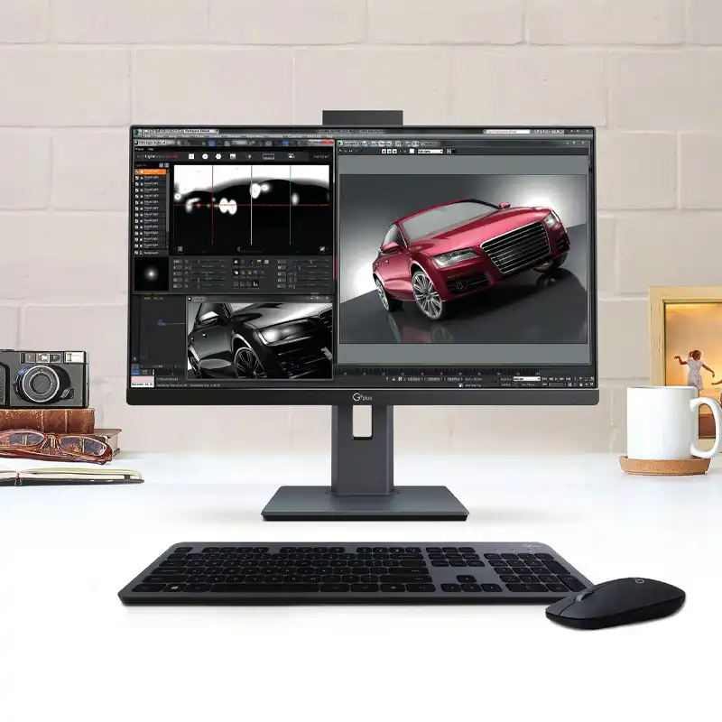 کامپیوتر همه کاره 23.8 اینچی جی پلاس مدل GIO-K245HSB