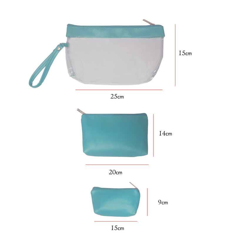 کیف لوازم آرایش زنانه مدل 1003 مجموعه 3 عددی