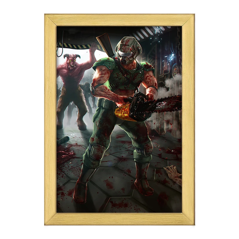 تابلو خندالو طرح بازی رستاخیز (Doom) کد 31383