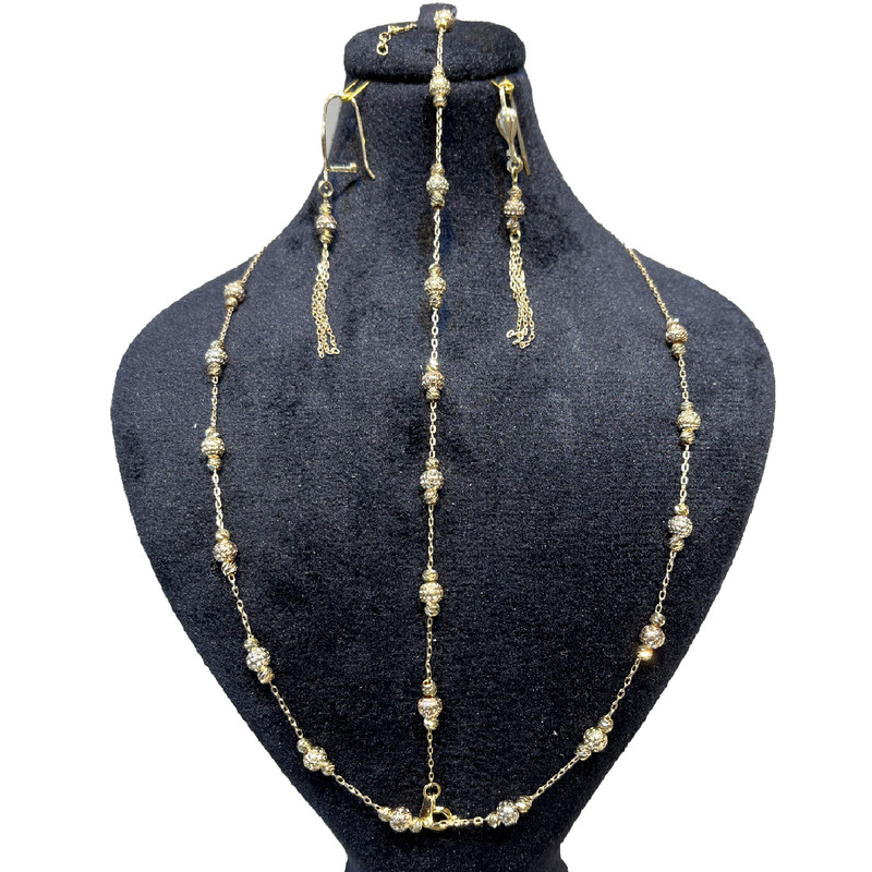 نیم ست طلا 18 عیار زنانه رستا گالری مدل D655222 نیم ست طلا 18 عیار زنانه رستا گالری مدل D655222