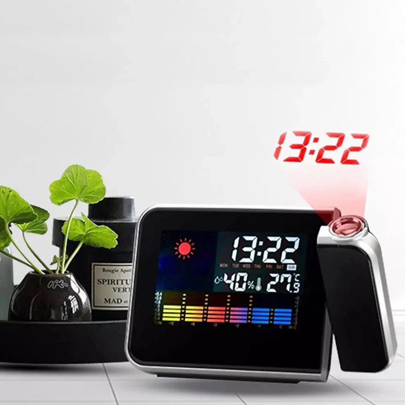 عکس شماره 13 : ساعت رومیزی دیجیتال مدل پروژکتور کد 7211