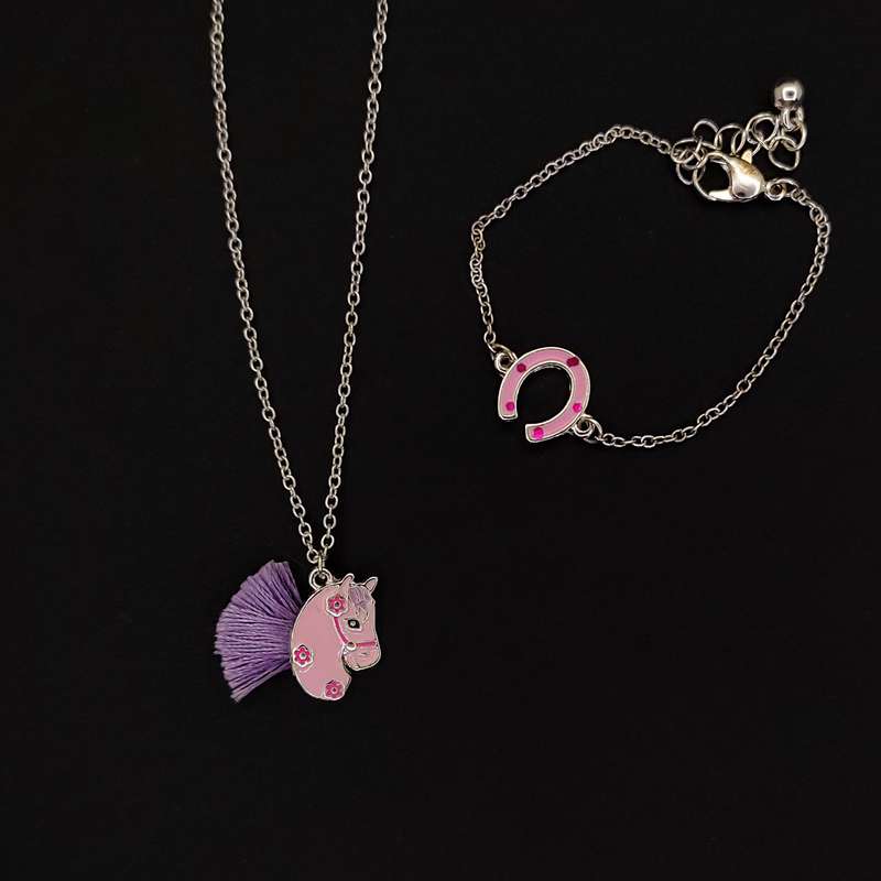 نیم ست دخترانه مدل تک شاخ