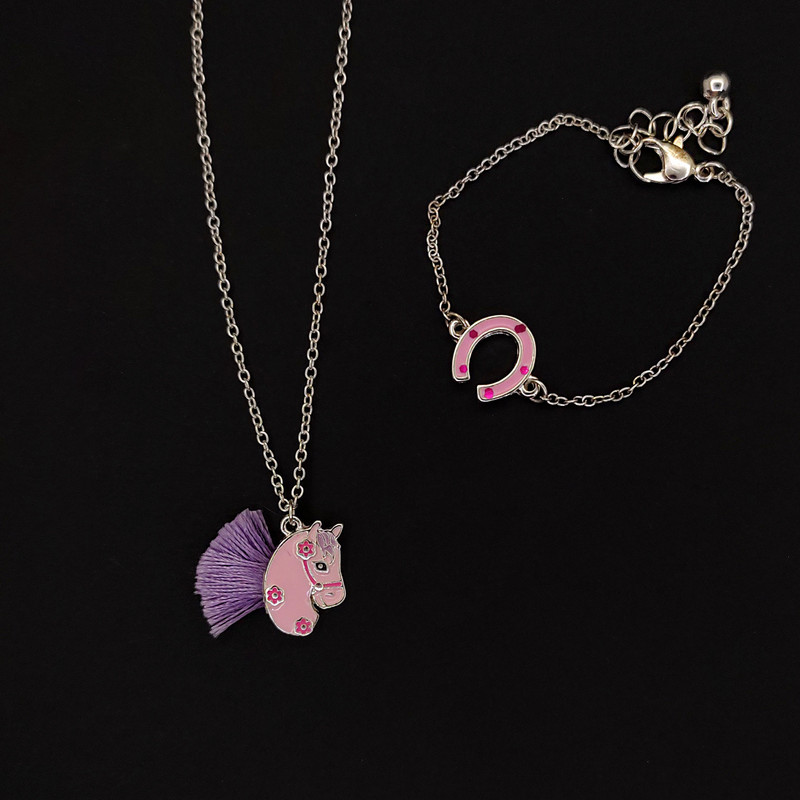 نیم ست دخترانه مدل تک شاخ