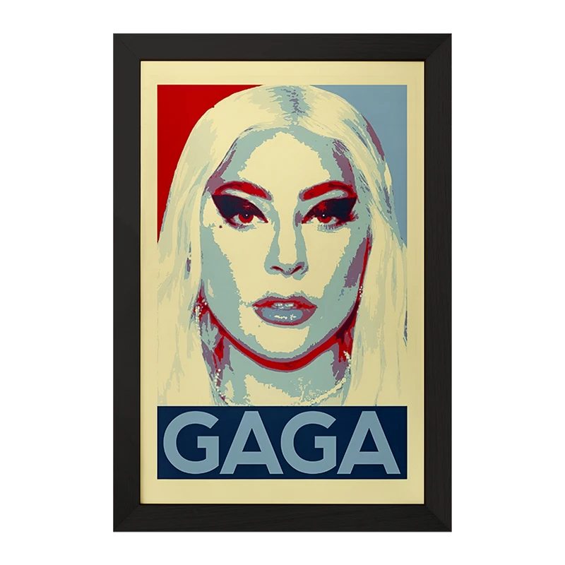 تابلو خندالو مدل لیدی گاگا (Lady Gaga) کد F6470