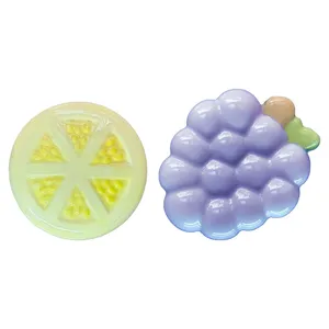 مگنت ژیار استودیو طرح میوه انگور و لیمو مجموعه 2 عددی