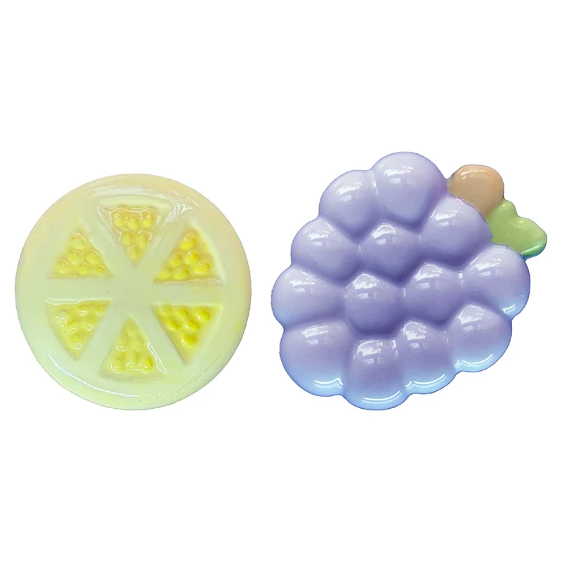 مگنت ژیار استودیو طرح میوه انگور و لیمو مجموعه 2 عددی