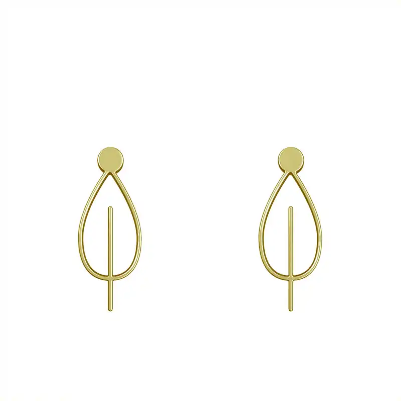 گوشواره طلا 18 عیار زنانه مدوپد مدل درخت کد GA1-15839