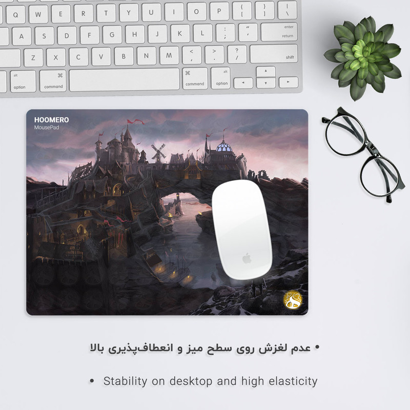 ماوس پد هومرو مدل A4580 طرح بازی Skyrim 2