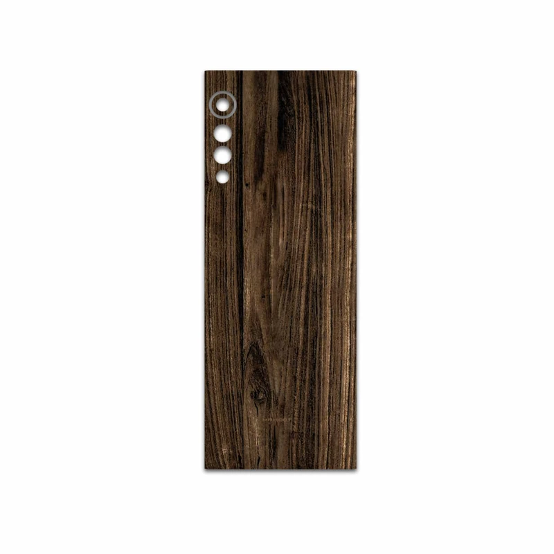 برچسب پوششی ماهوت مدل Dark-Walnut-Wood مناسب برای گوشی موبایل ال جی Velvet 5G