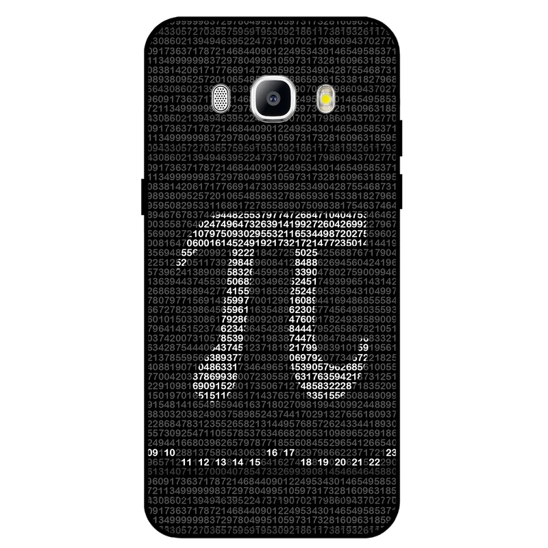 کاور مگافون طرح عدد پی مدل 7240 مناسب برای گوشی موبایل سامسونگ Galaxy J510 (J5 2016) 