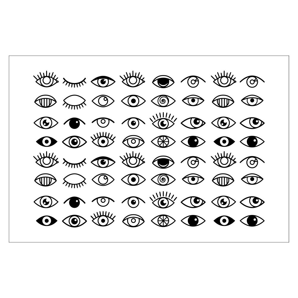 برچسب لنز ناخن مدل L2009