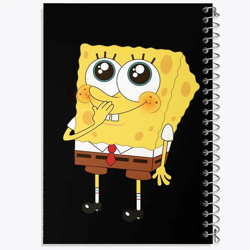 دفتر لیست خرید 50 برگ خندالو طرح باب اسفنجی کد 1357