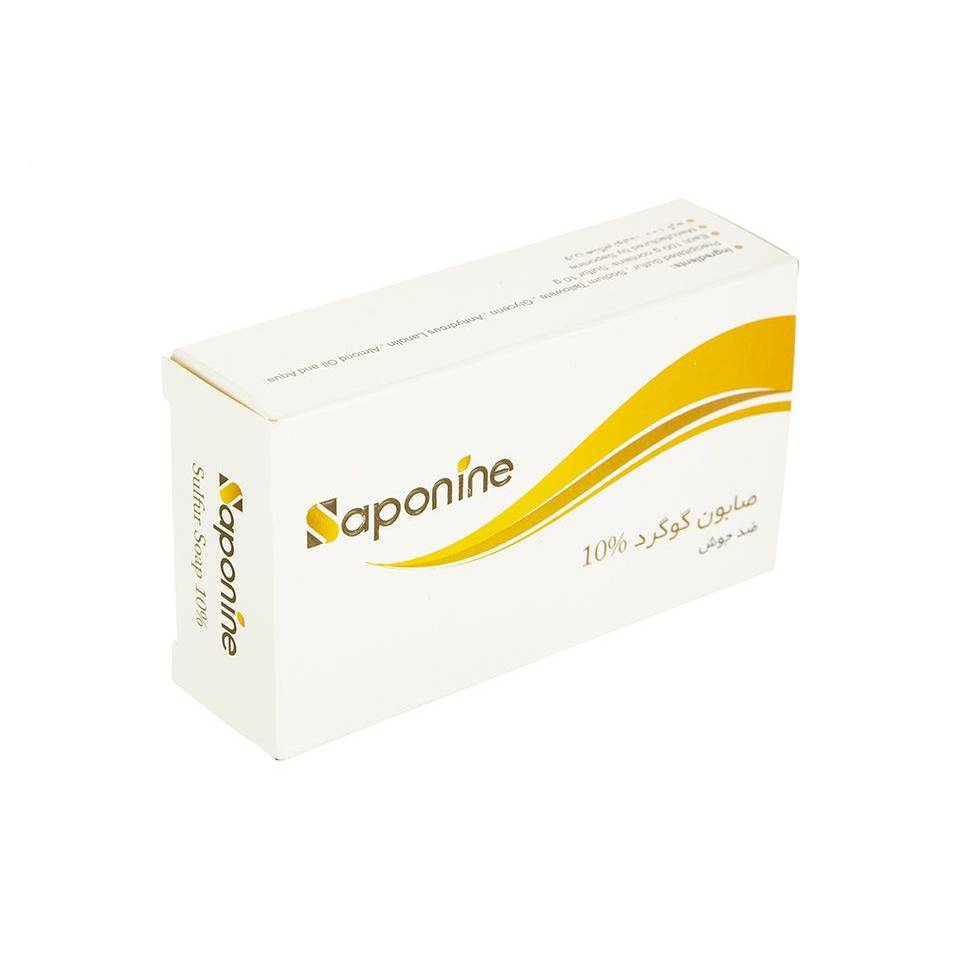 صابون ساپونین مدل Sulfur 10 Percentage وزن 100 گرم