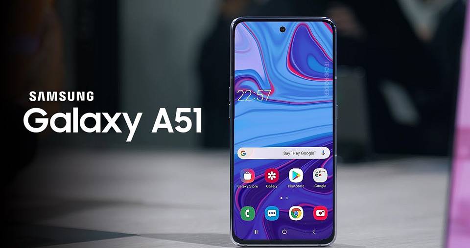 گوشی موبایل سامسونگ مدل Galaxy A51 دو سیم کارت ظرفیت ۱۲۸گیگابایت