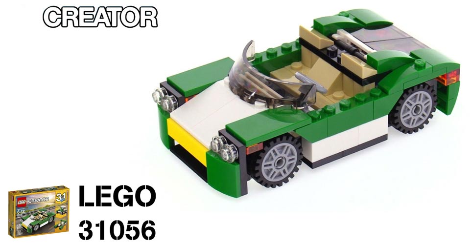 lego creator green car