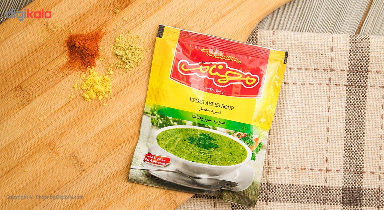 مشخصات و قیمت
سوپ سبزیجات مهنام 75 گرم 2 quality,q 70
