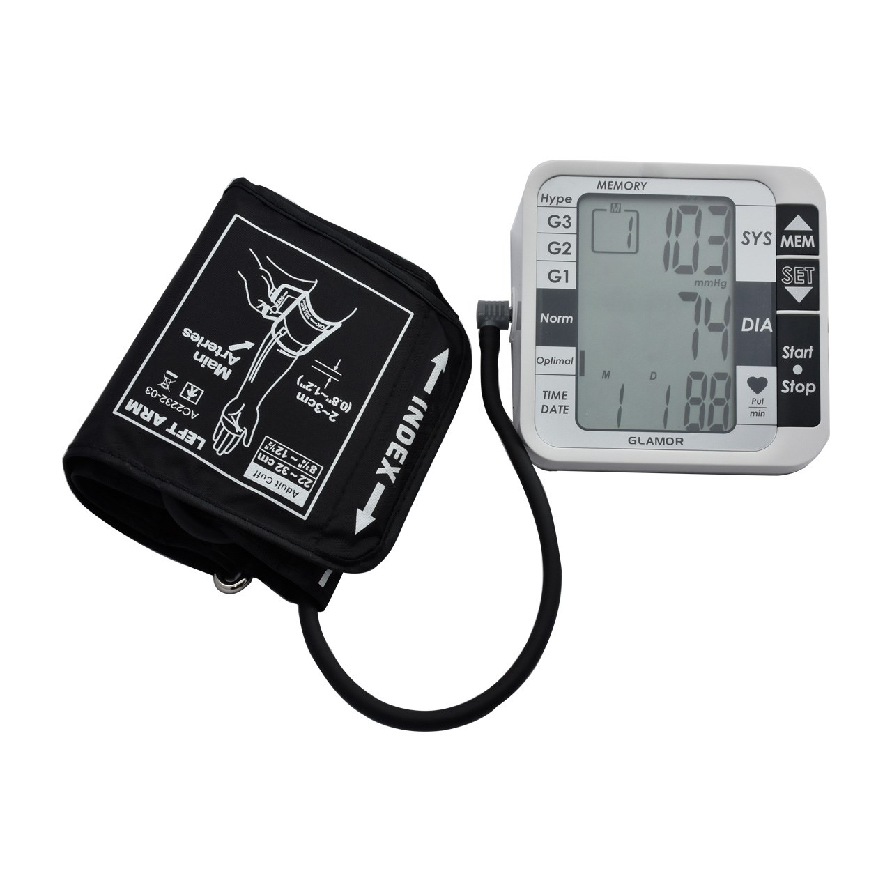 فشارسنج دیجیتال گلامور مدل TMB-1112 و ویژگی‌های کلیدی آن