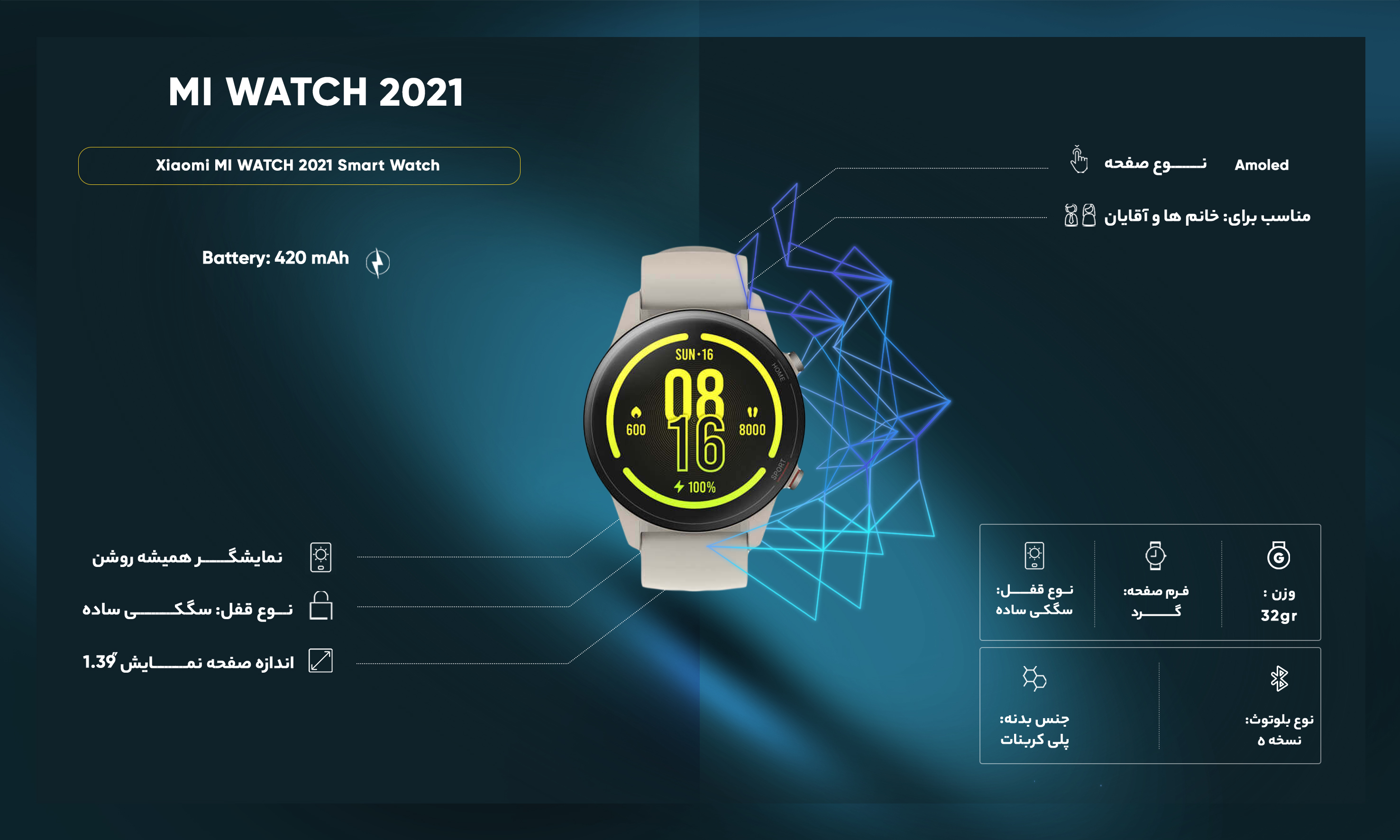 Xiaomi mi watch 2021 hot sale