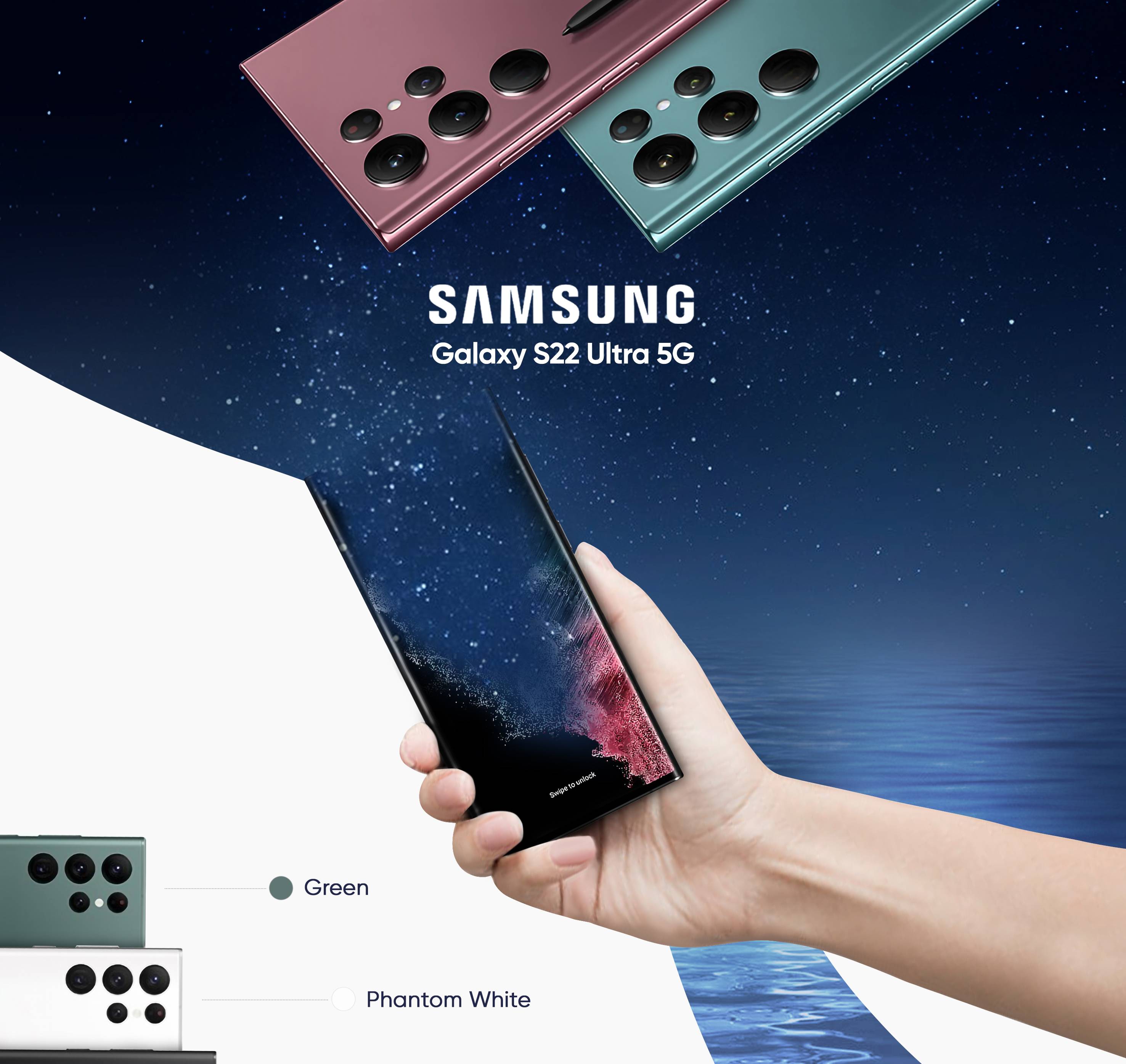 گوشی موبايل سامسونگ مدل گلکسی S22 Ultra 5G ظرفیت 512 گیگابایت - رم 12 گیگابایت