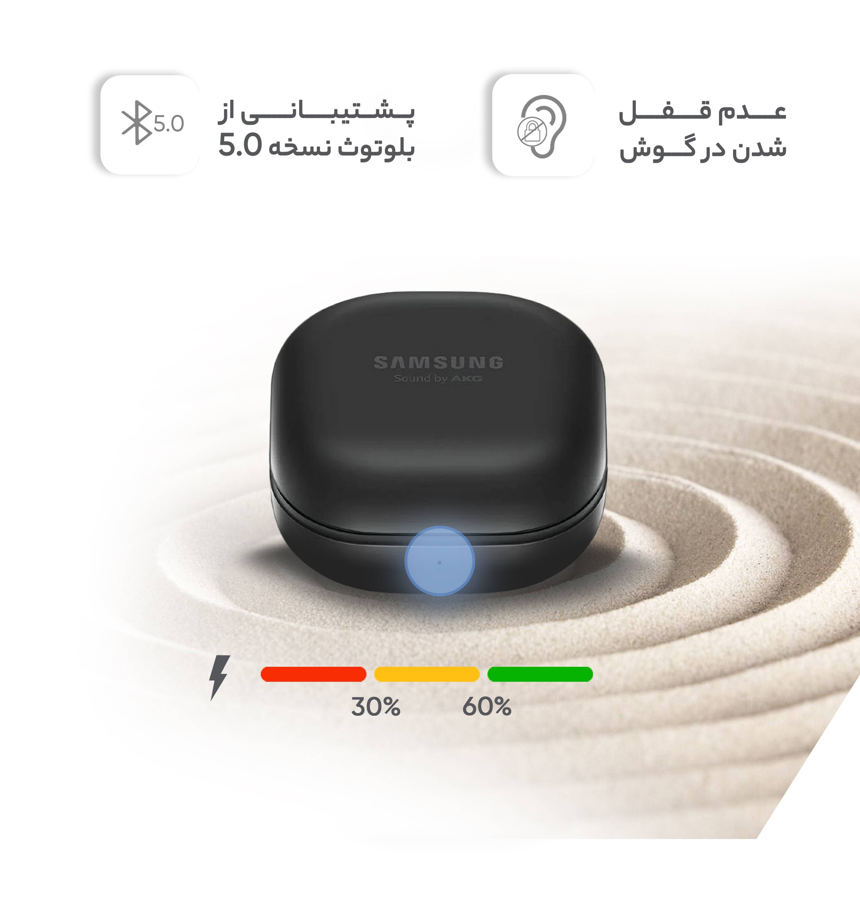 هدفون بی سیم سامسونگ مدل Galaxy Buds2 Pro 11 quality,q 70