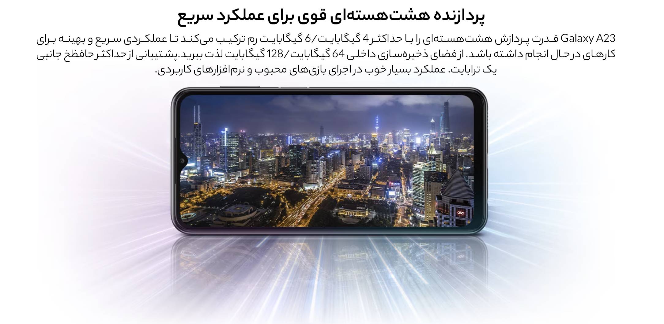 گوشی موبايل سامسونگ Galaxy A23 ظرفیت 128 گیگابایت رم 6 گیگابایت - ویتنام