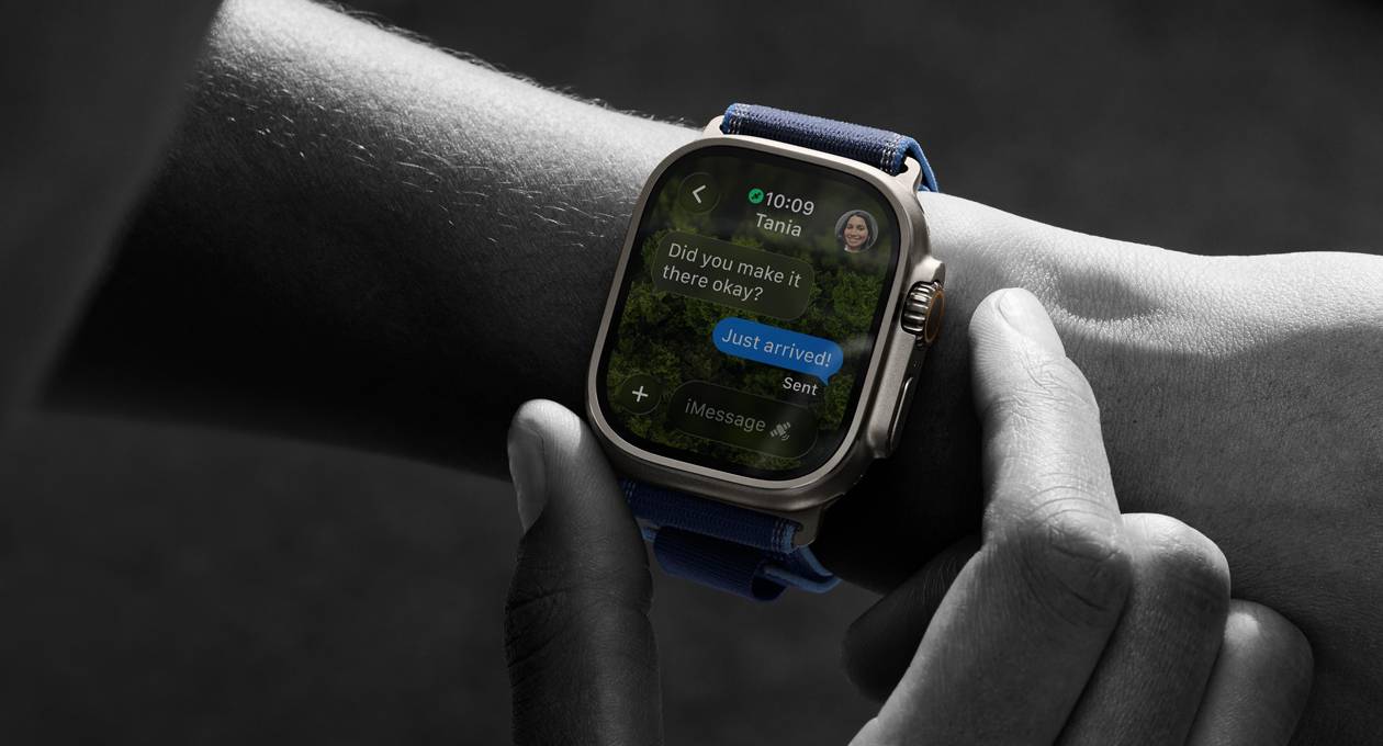 ساعت هوشمند 49 میلی متری اپل مدل Ultra 3 Natural Titanium Case با بند Ocean 4 quality,q 70
