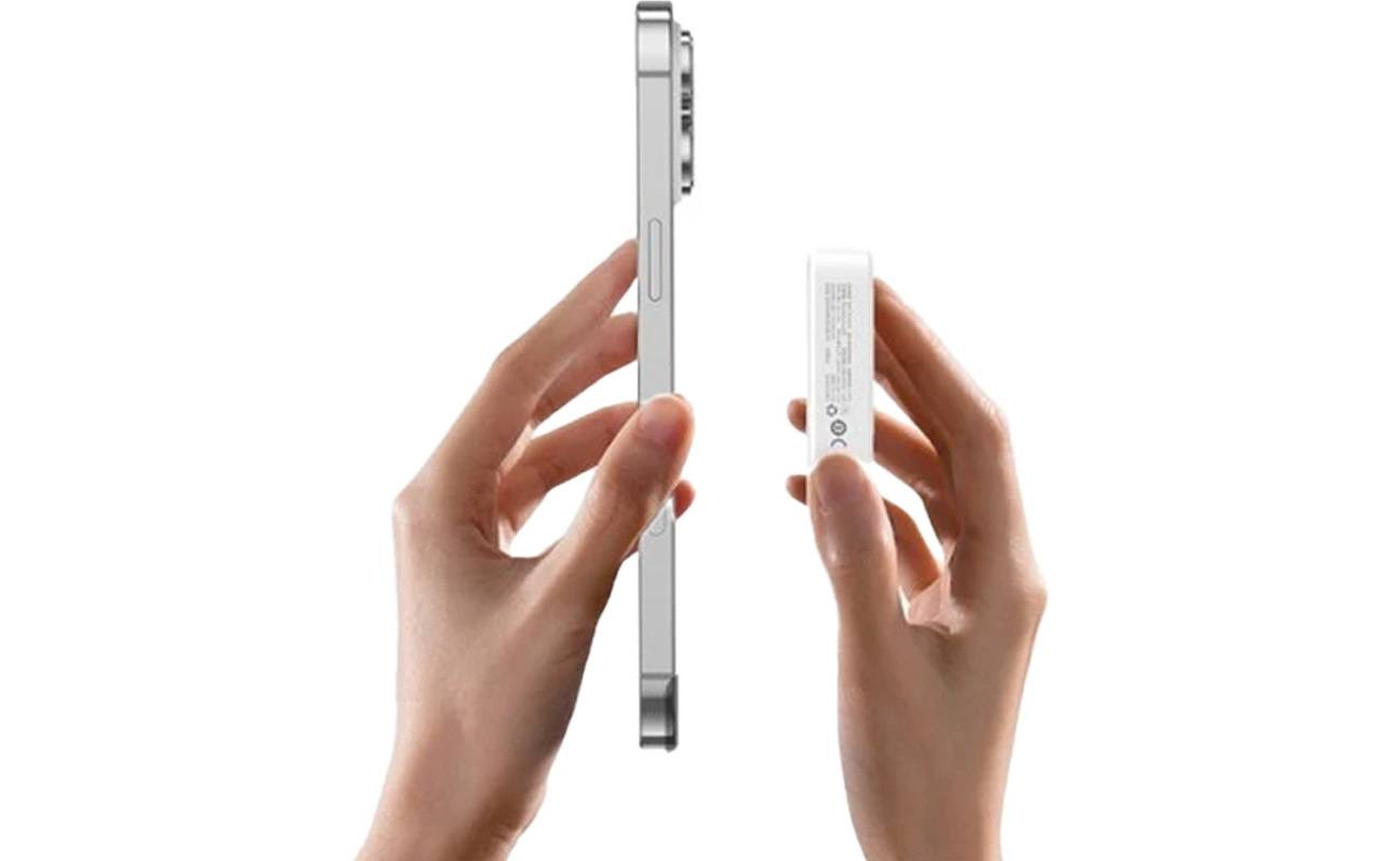 پاوربانک بیسیم 20 وات بیسوس مدل MagPro Magnetic Bracket 20w با ظرفیت 5000 میلی آمپر ساعت به همراه کابل USB-C به USB-C 3 quality,q 70