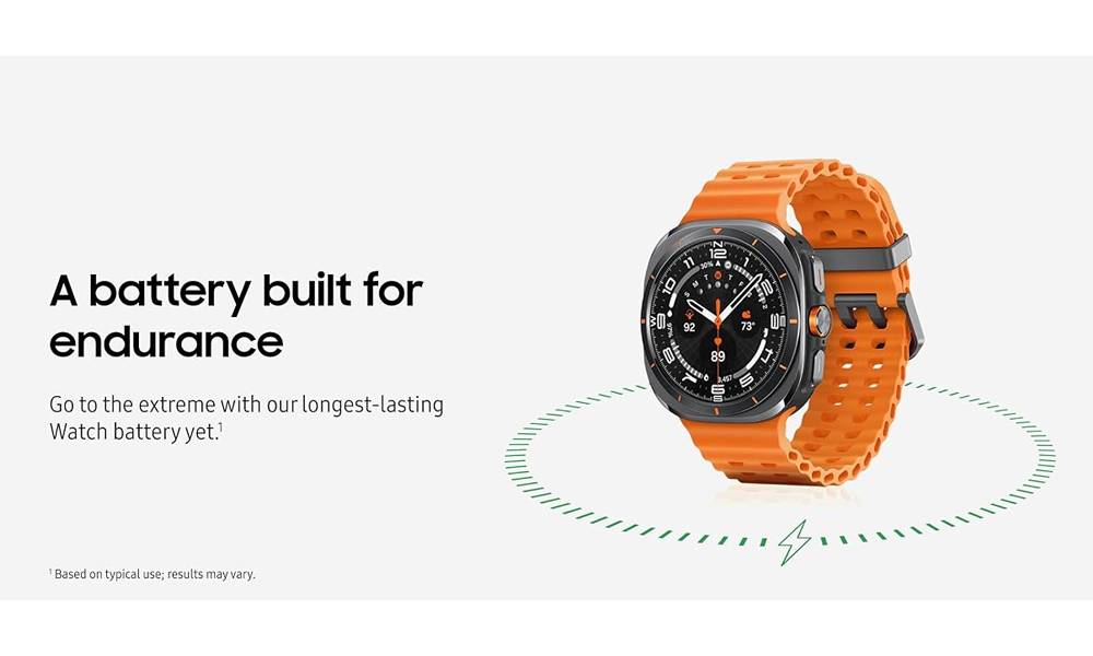 ساعت هوشمند 47 میلیمتری سامسونگ مدل Galaxy Watch Ultra 2025 با بند مارین 4 quality,q 70
