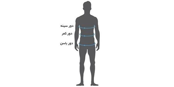 راهنمای سایز پیراهن مردانه کلمبیا